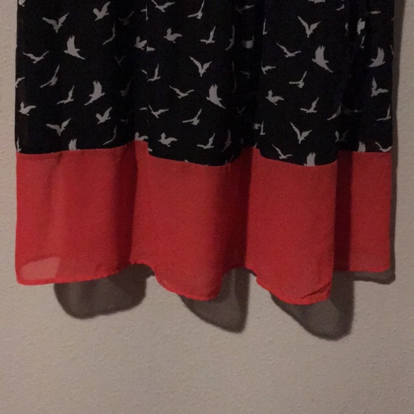 Charming Charlie’s Bird Print Dress - Picture 4 of 5